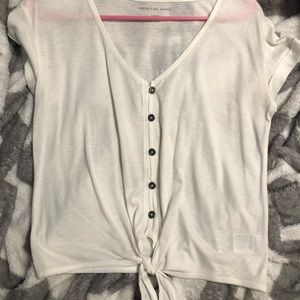 american eagle white shirt